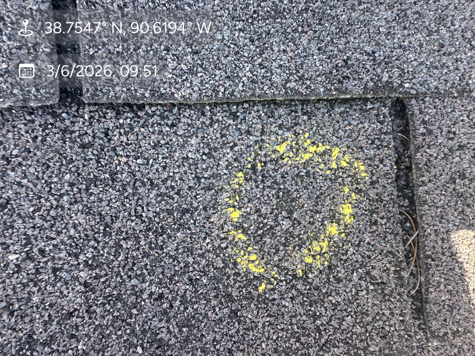 Hail impact documentation